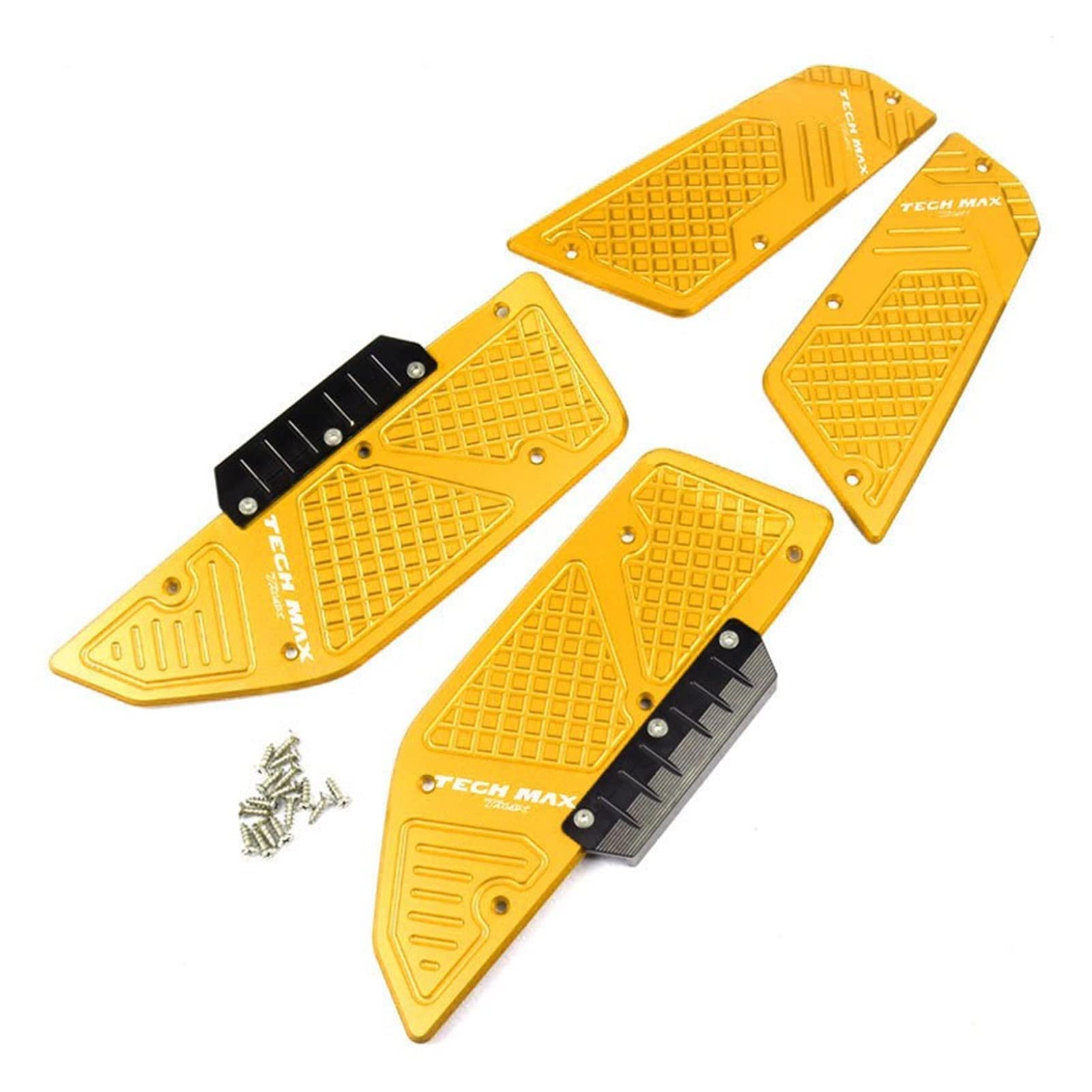 Yamaha TMAX 560 2019-2020 Scooter Front & Rear Footrest Step Footboard Pedals - Motorcycle Accessories for Comfortable Riding (Color: 3) - Perfect for City Commuting and Long-Distance Tours