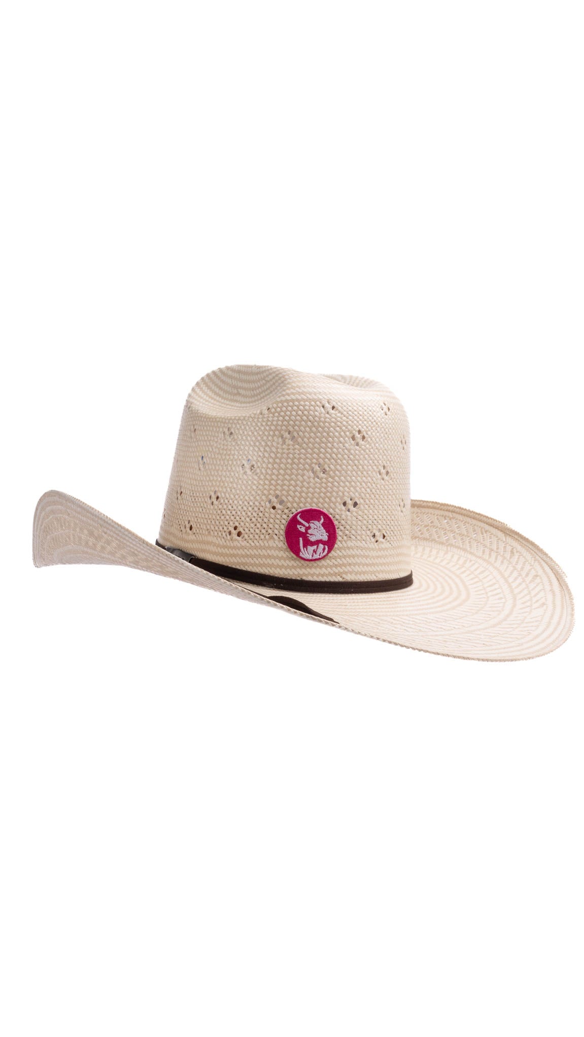 Rock'em Circle Hat Patch 2024 - Trendy Embroidered Iron-On Patch for Hats, Jackets & Bags - Perfect for DIY Fashion, Customization & Gifts