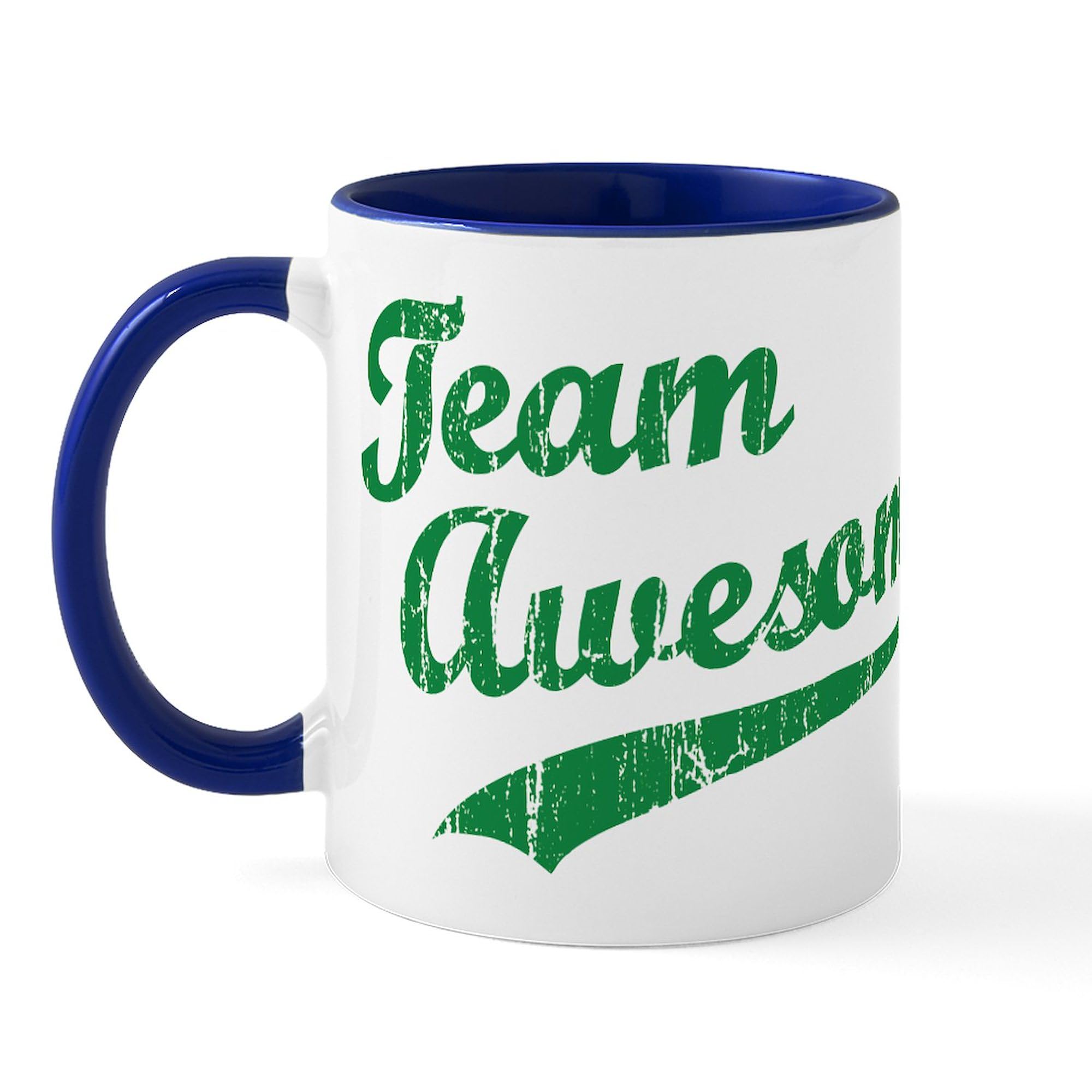 Team Awesome 11 oz (325 ml) Ceramic Coffee Mug - Perfect for Office, Home & Gifts | Durable & Dishwasher Safe