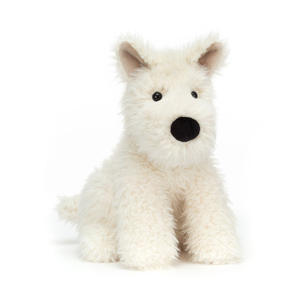 Jellycat Munro Scottie Dog Plush Toy - Soft & Cuddly Stuffed Animal for Kids & Adults | Perfect Gift for Birthdays, Valentine's Day & Nursery Decor