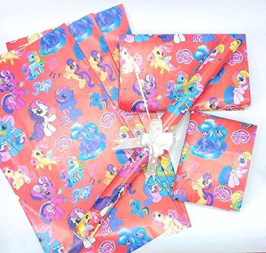 TERA 13 Unicorn Themed Wrapping Paper Set for Kids - 10 Pieces Birthday Gift Wrap for Girls with Book & Decorations | Perfect for Birthday Parties, Baby Showers & Holiday Gifts