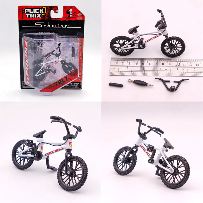 Premium Diecast Finger Bike FLICK TRIX - Miniature BMX Toy Bicycle Model for Kids & Collectors - Perfect Gift for Birthday, Party Favors & Desk Decor