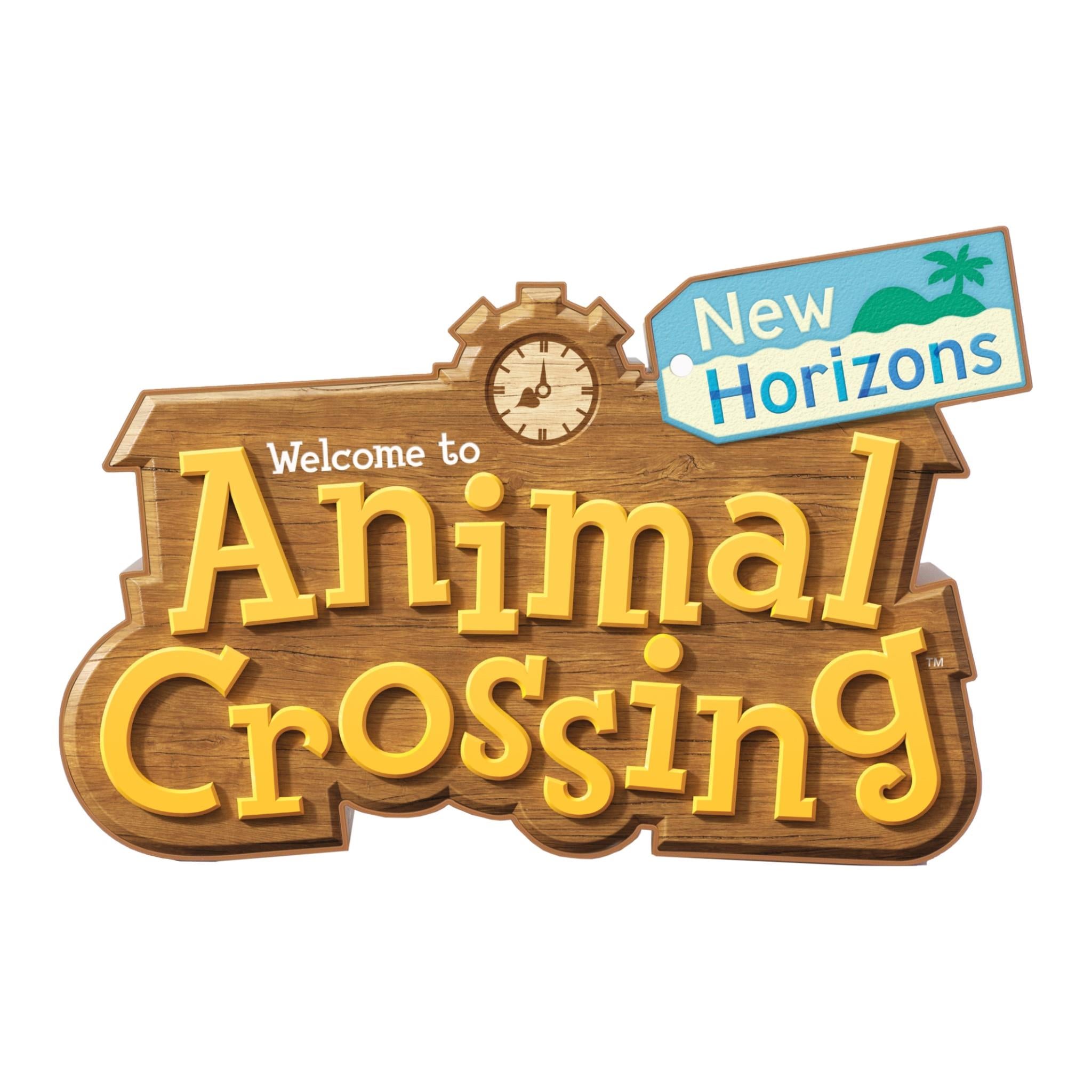 Animal Crossing Logo Light - Official Nintendo Licensed LED Night Light for Gaming Room & Bedroom Decor - Perfect for Fans & Collectors