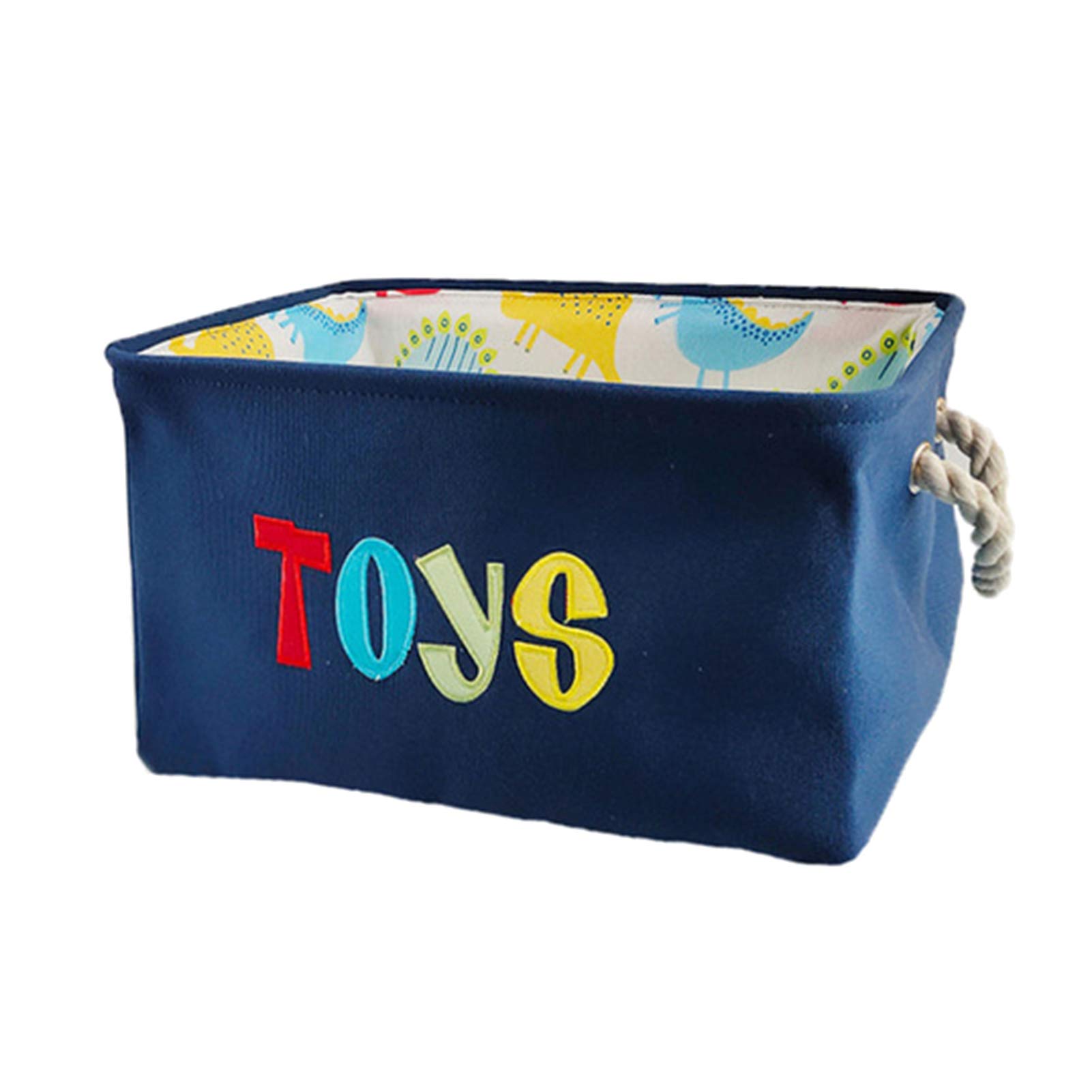 ONWRACE Foldable Laundry Basket with Cartoon Dinosaur Design - Space Saving Fabric Storage Organizer for Kids Room, Closet & Bathroom - Perfect for Toy Storage, Clothes Organization & Home Decor