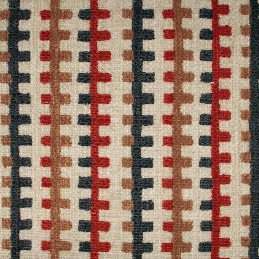 9 x 9 Inch Burgundy Rick Rack Fabric - Bianca Collection for Home Decor, DIY Crafts, Quilting and Scrapbooking Projects