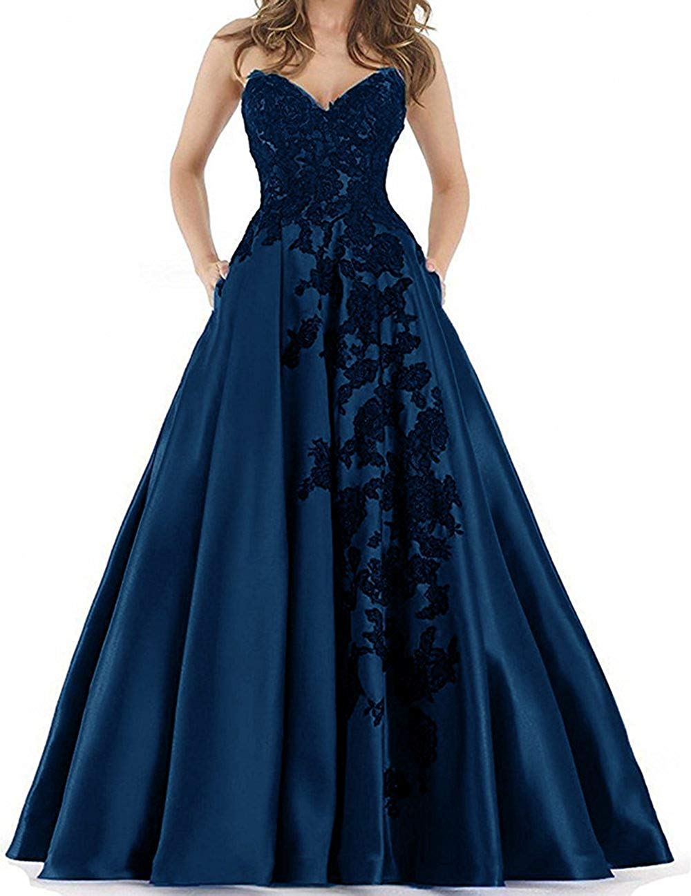 JAEDEN Elegant Long Quinceanera Ball Gown - Sweetheart Neckline Formal Evening Dress for Prom, Homecoming, Wedding | Perfect for Special Occasions & Red Carpet Events