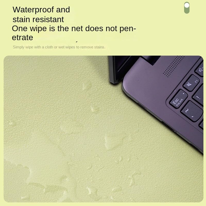 Premium Leather Desk Mat - Large Office Desk Pad Protector for Computer & Laptop (47.2