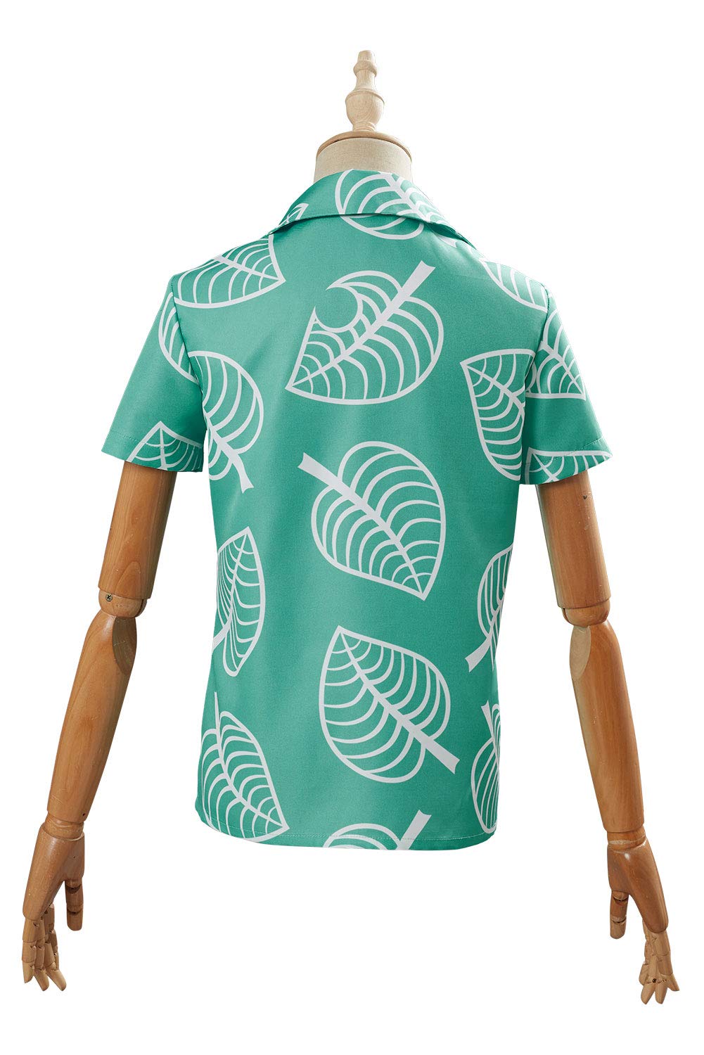 Unisex Animal Crossing Tom Nook Cosplay Shirt - Short Sleeve Button Up Top for Anime Conventions & Gaming Events