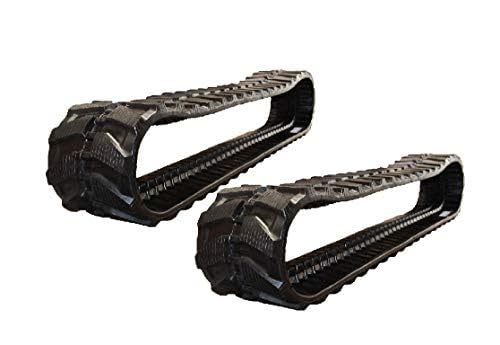 2 Pack Rubber Tracks 300x52.5x80 for Bobcat 329 331 331D 331E 331G 334 Mini Excavator - Replacement Parts for Construction & Landscaping Projects