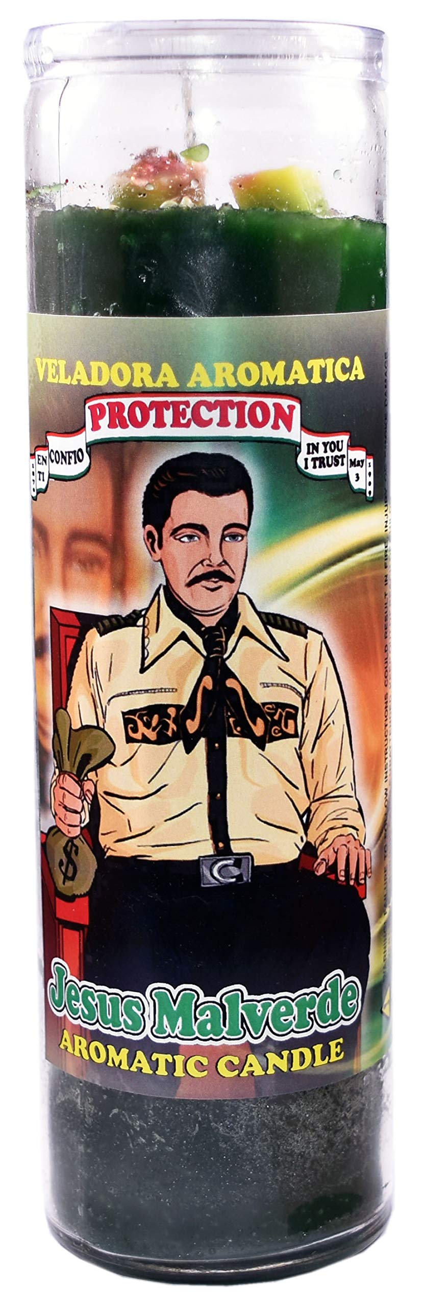 12-Piece Aromatic Jesus Malverde Prayer Candles for Cocktails, Home Decor & Spiritual Rituals | Scented Votive Candles for Religious Ceremonies, Meditation & Ambiance