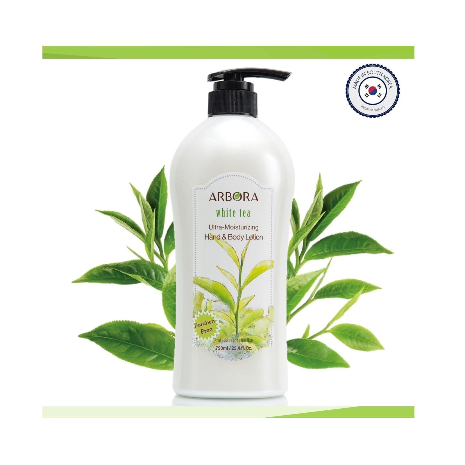 ARBORA Olive Oil Body & Hand Lotion - Moisturizing & Nourishing Skin Care for Dry Skin - Perfect for Daily Hydration & Spa Treatments at Home