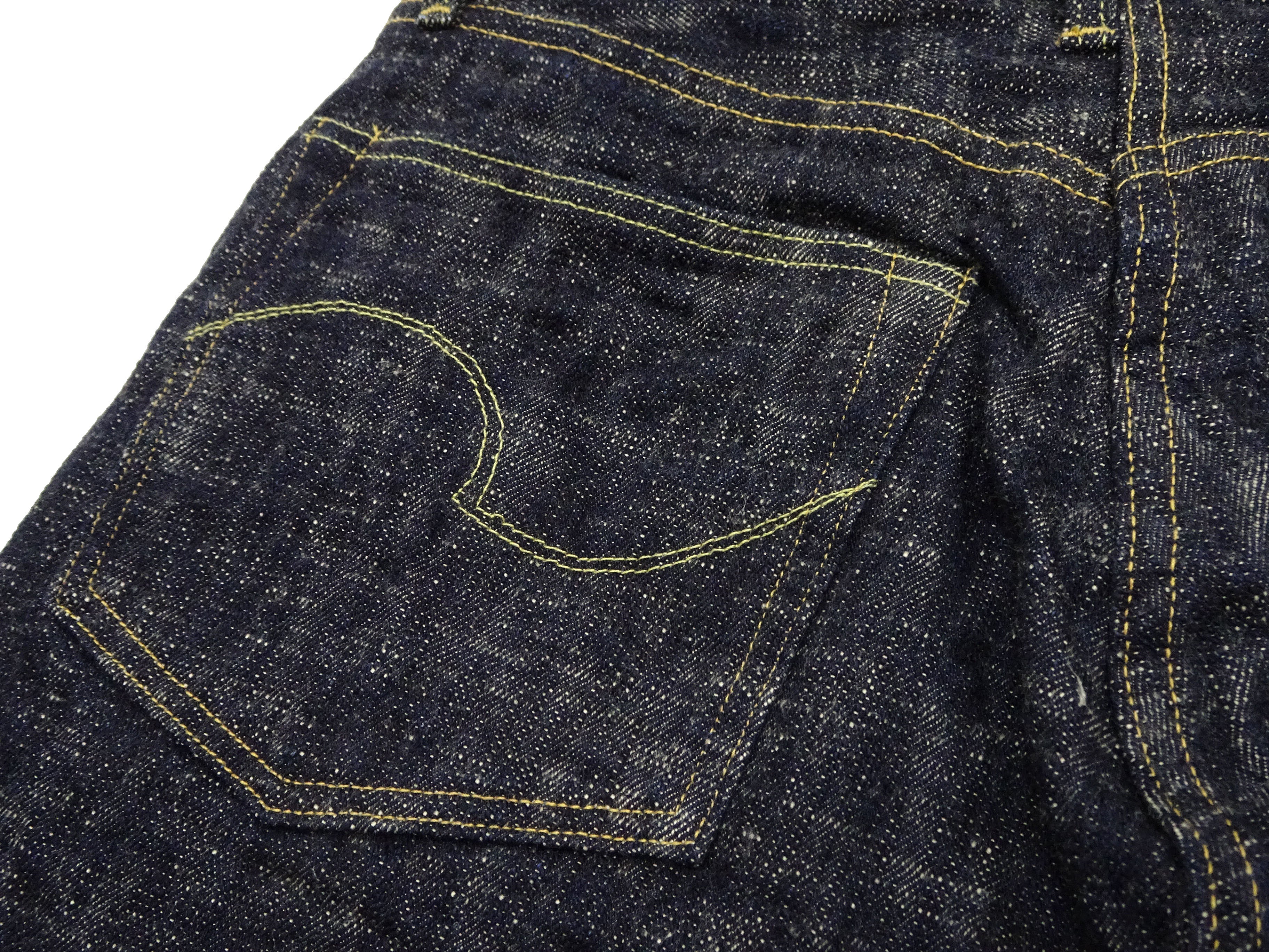 ONI 595 Kasuri Men's 17oz Relaxed Fit Straight Leg Jeans - Premium Indigo Denim Pants for Casual Wear & Street Style | Durable Japanese Selvedge Denim for Everyday Comfort