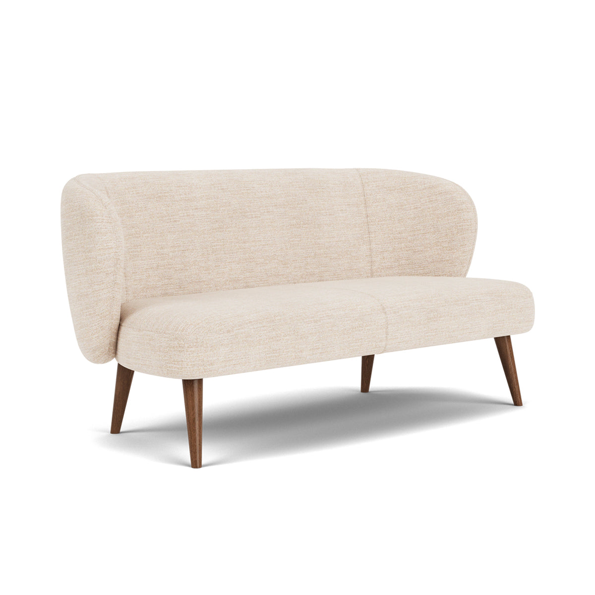 Kathleen Fabric 2 Seater Sofa - Modern Living Room Furniture for Small Spaces | Perfect for Apartments, Condos & Cozy Homes