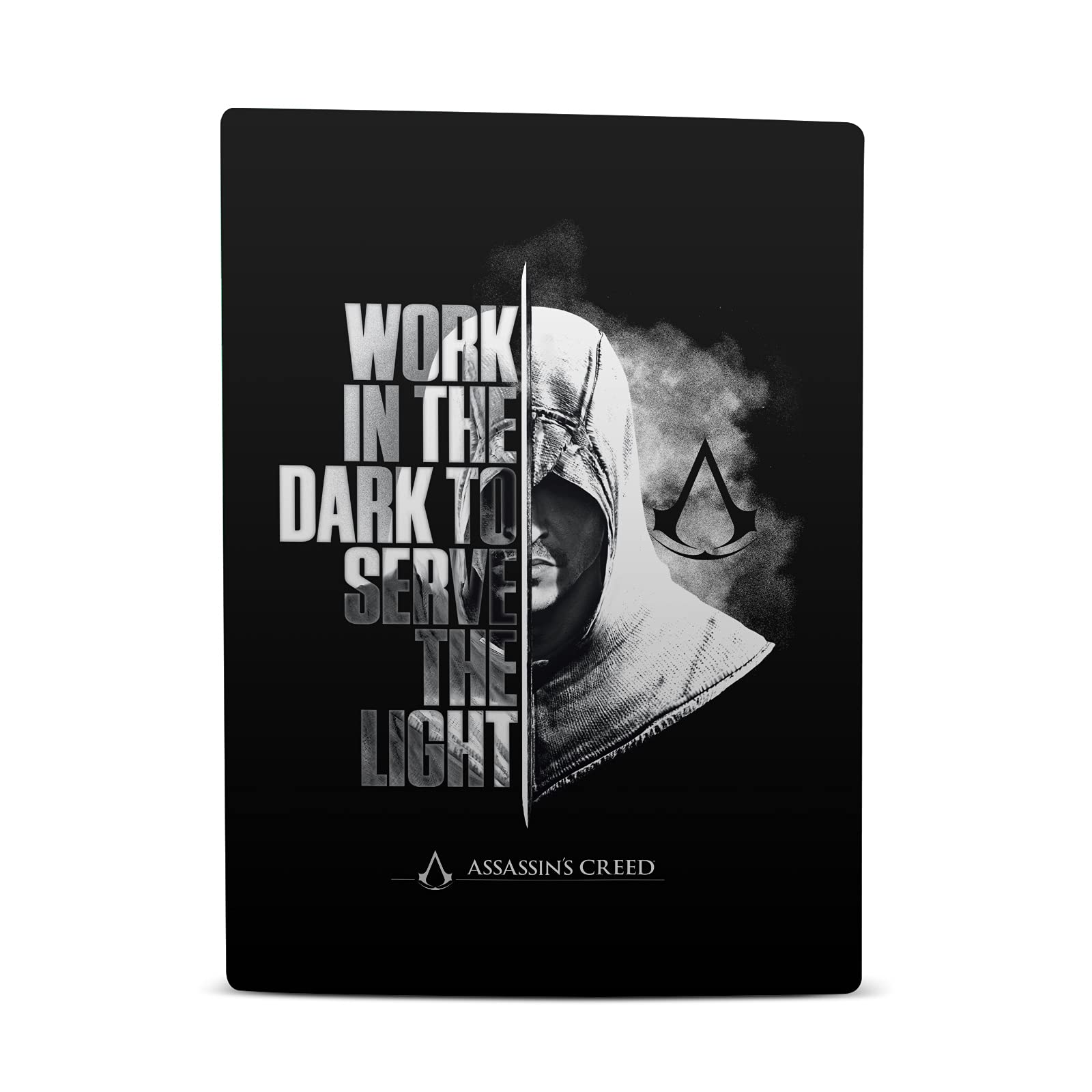Officially Licensed Assassin's Creed Valhalla Vinyl Skin Cover for Sony PS5 Digital Edition - Protective Gaming Case with Unique Typography Design - Perfect for Gamers & Collectors