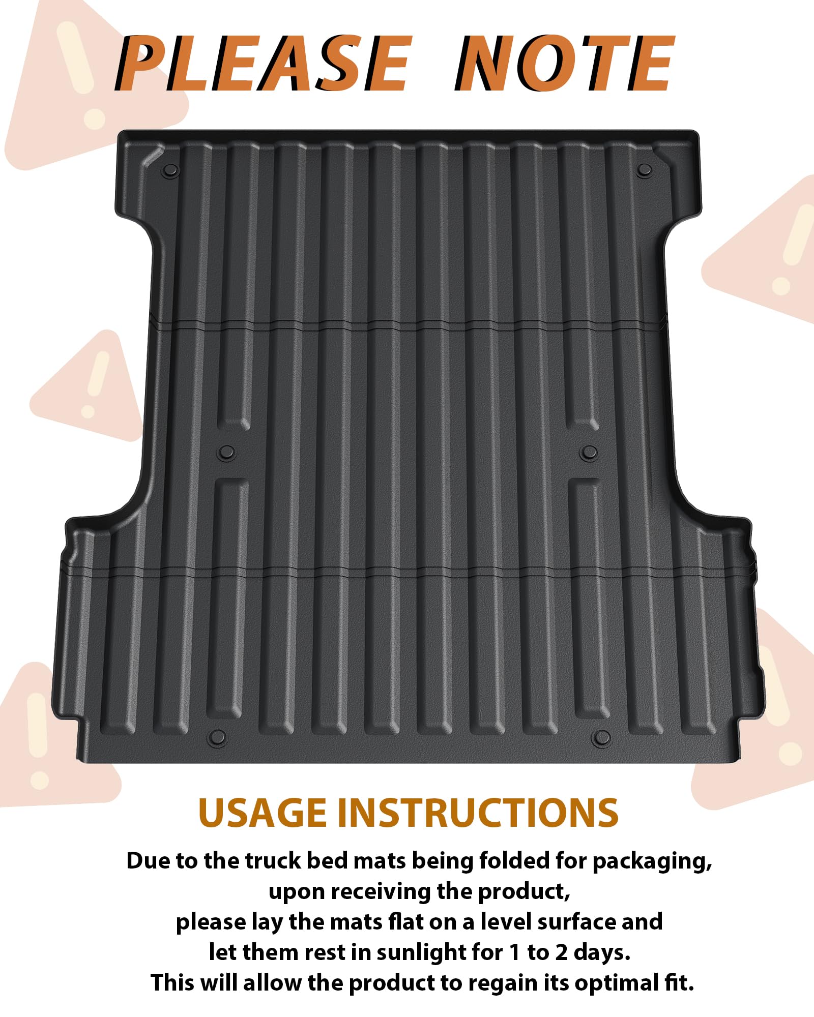 Heavy Duty TPE Truck Bed Mat for 2023-2025 Chevrolet Colorado & GMC Canyon Crew Cab (5ft/61.7in) - All Weather Pickup Bed Liner & Cargo Protector - Perfect for Hauling, Camping & Off-Road Adventures