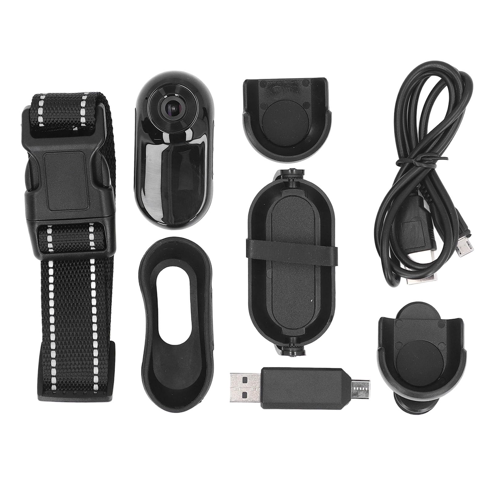 **Dog Collar Camera - 1080P HD Video & 4K Photo, 170° Wide Angle Pet Action Camera for Outdoor Adventures - Perfect for Hiking, Running & Training with Dogs & Cats**