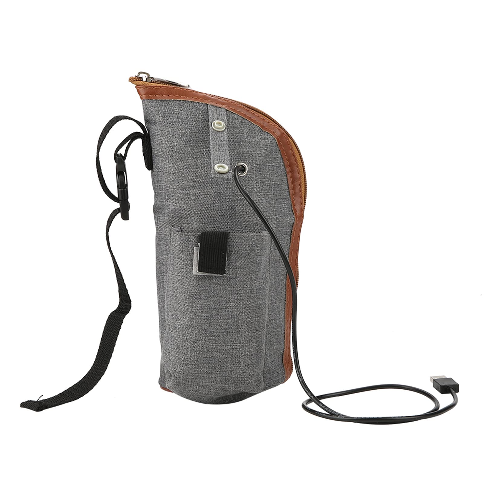 Portable USB Heated Bottle Warmer - Travel Milk Bottle Heater for Breastmilk & Formula - Car, Home & On-the-Go Use