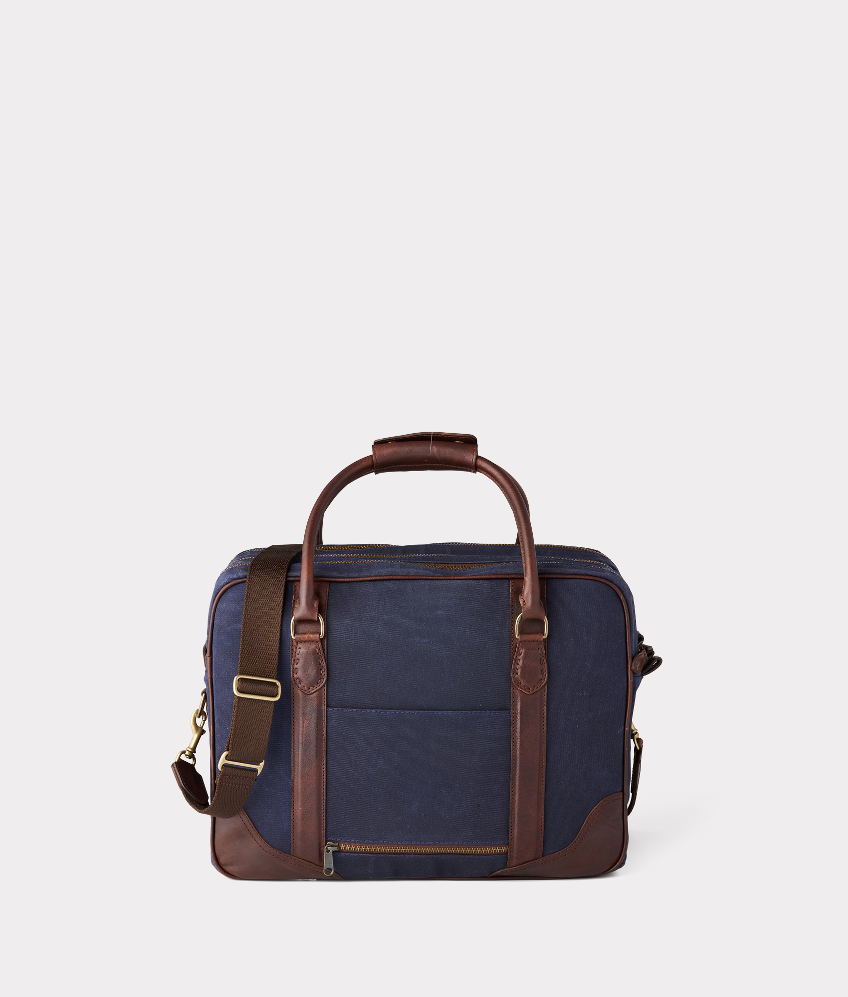 Durable Waxed Canvas Cowboy Bag for Men & Women - Navy Blue - Perfect for Daily Use, Travel & Outdoor Adventures