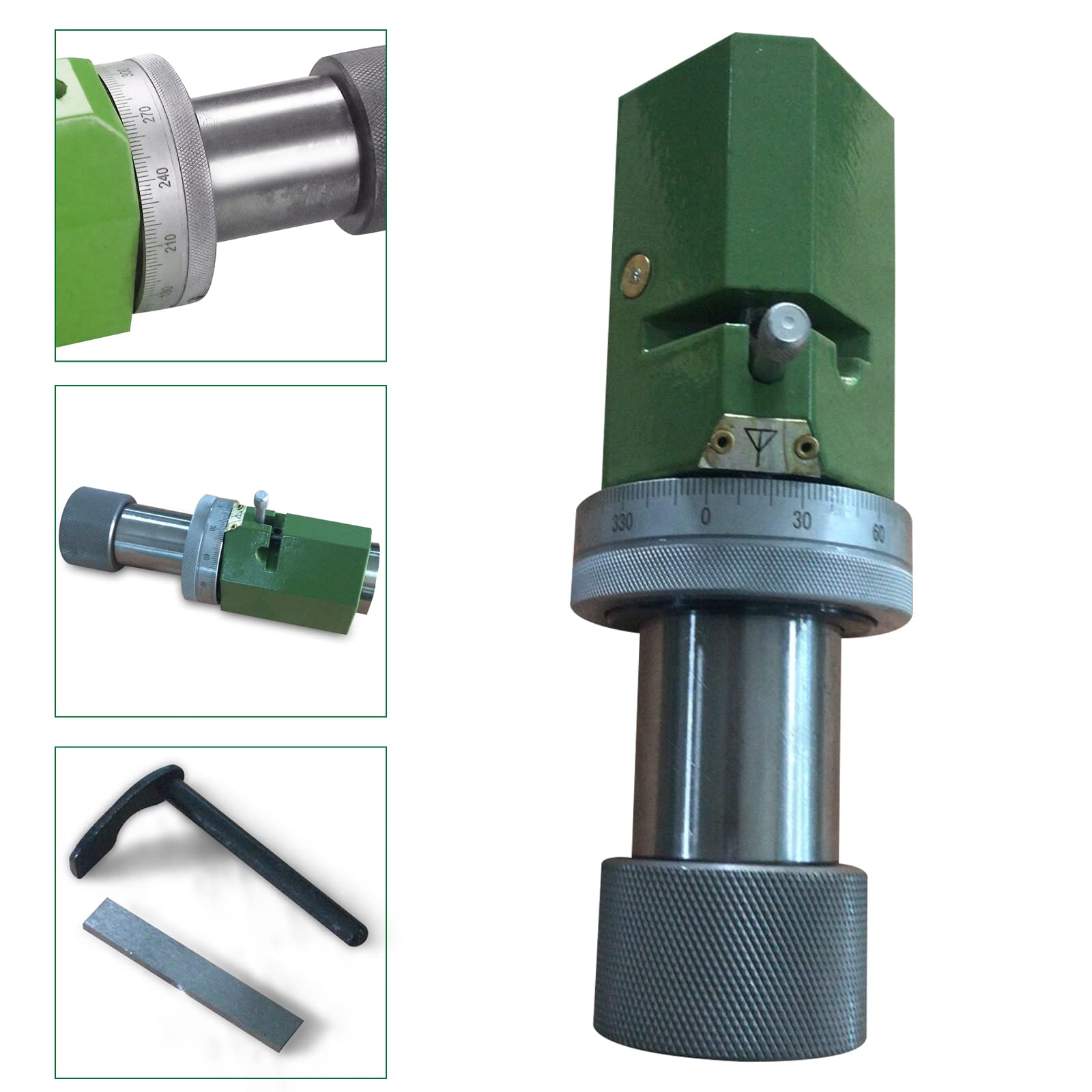 U3 Universal Grinder 5C Cutter Head Attachment - Green Sharpener Replacement Part for U3 Grinding Machine | Precision Tool Sharpening for Metalworking & Woodworking