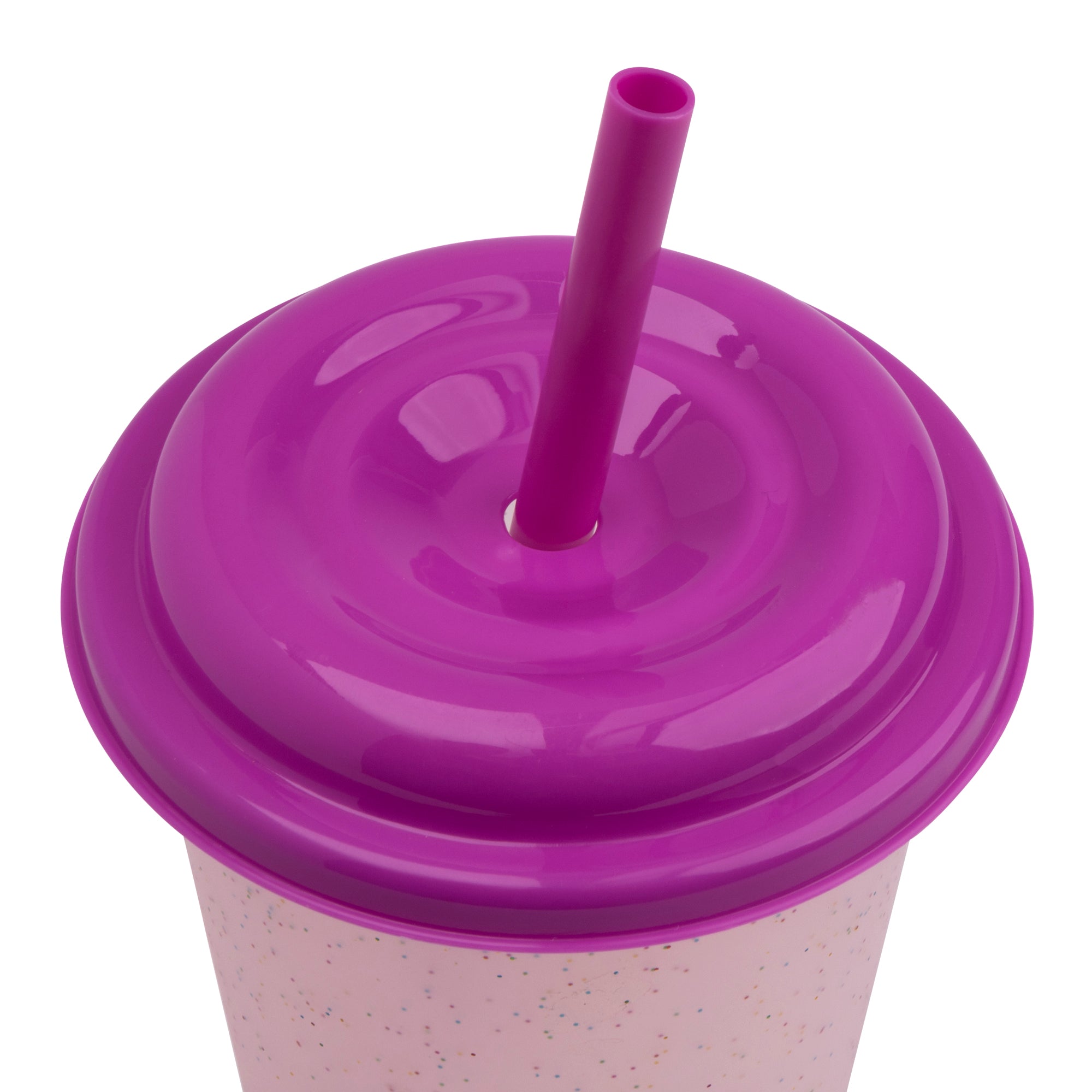 6-Piece Kids Glitter Color Changing Cup Set - Fun & Safe for Parties, Birthdays, and Everyday Use - BPA-Free Plastic Tumblers for Boys & Girls