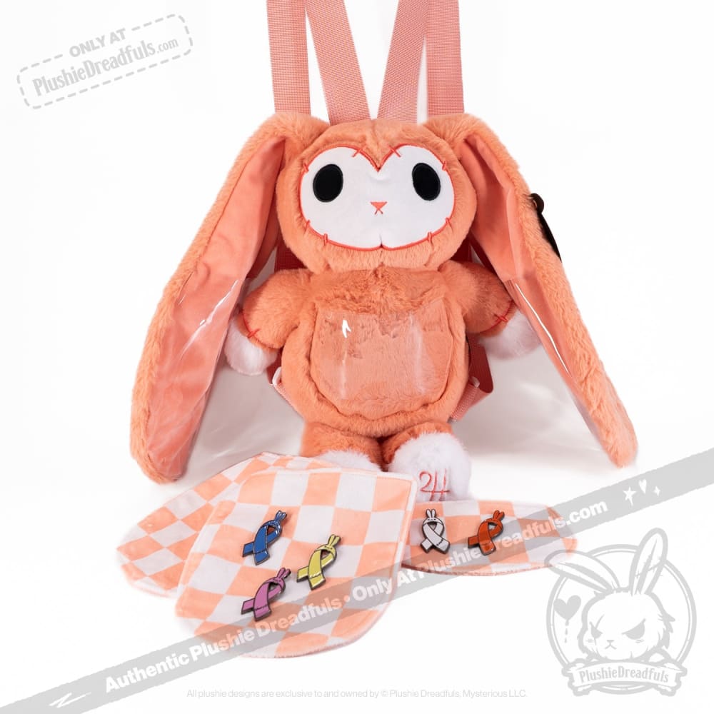 Plushie Dreadfuls Hidden Disabilities ITA Rabbit Stuffed Animal - Soft Plush Toy for Anxiety Relief, Autism Comfort & Emotional Support