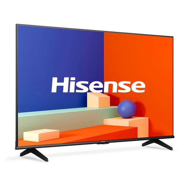 Hisense 43A6K 43-Inch 4K UHD Smart Android TV with HDR, Voice Remote - Perfect for Living Room, Bedroom & Home Theater Entertainment