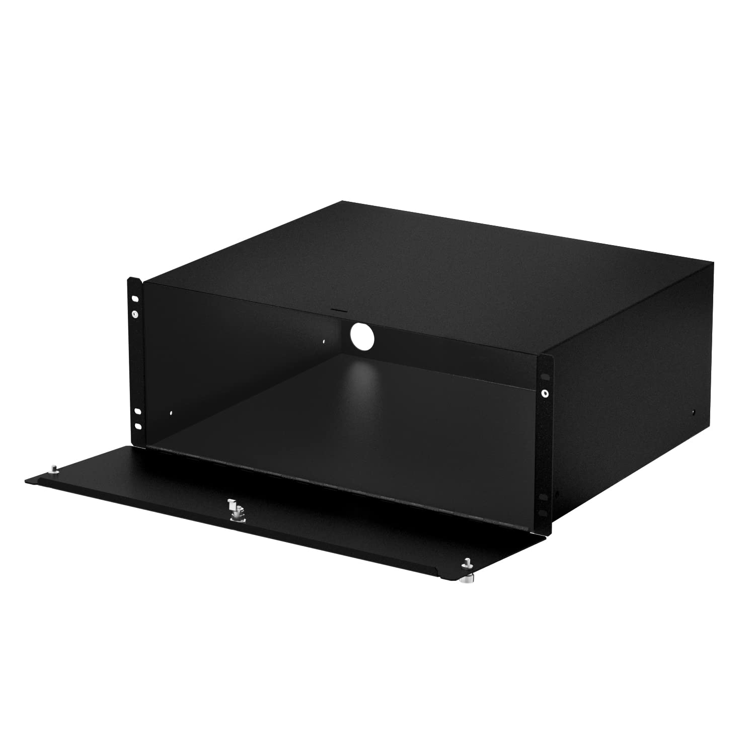 4U Lockable Rackmount Enclosure - Secure Server & Network Equipment Storage Case for Data Centers, IT Racks & AV Installations