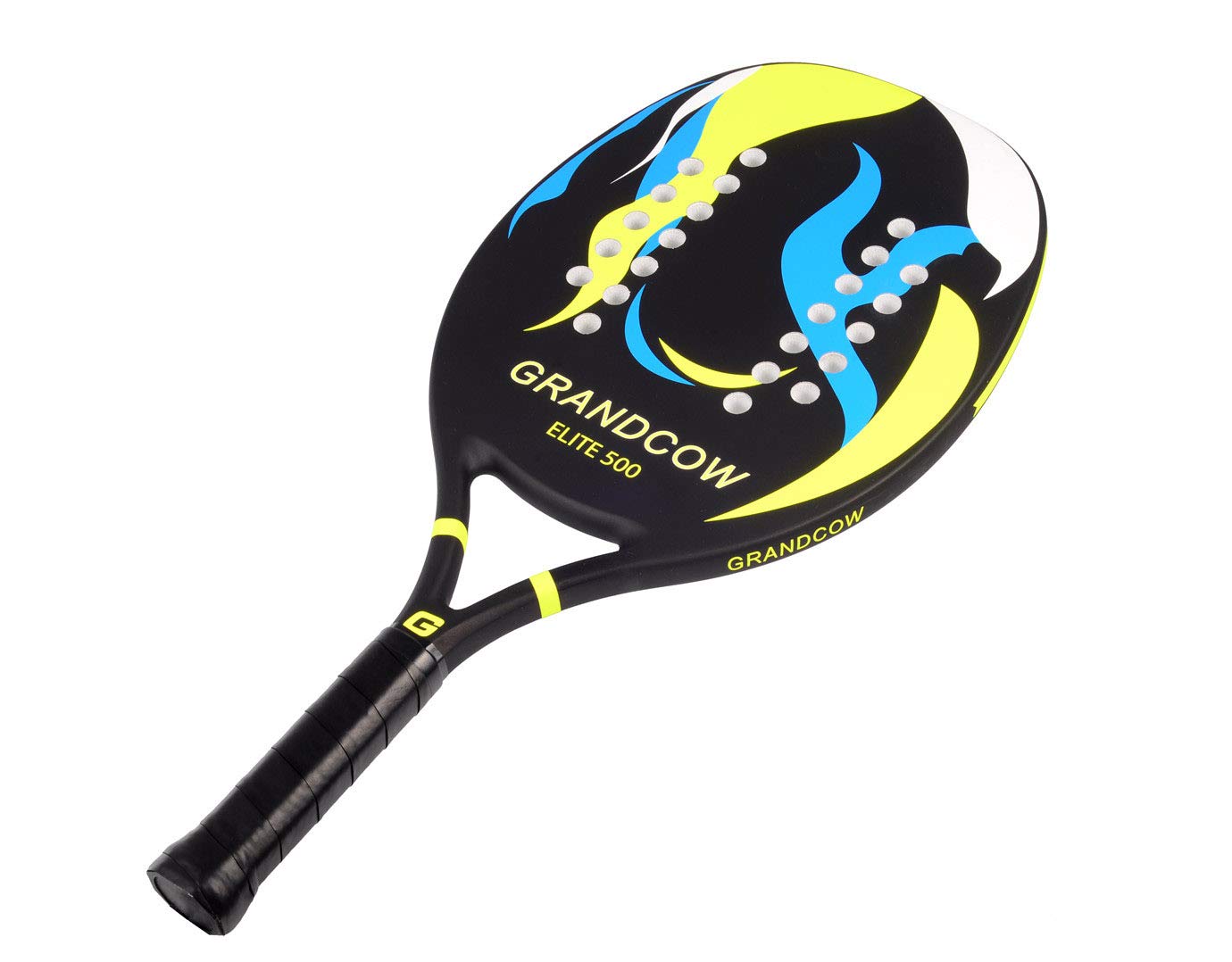 Premium Carbon Fiber Beach Tennis Paddle Racket with EVA Memory Foam Core - Lightweight & Durable for Outdoor Sports, Beach Games, and Padel Tennis Practice