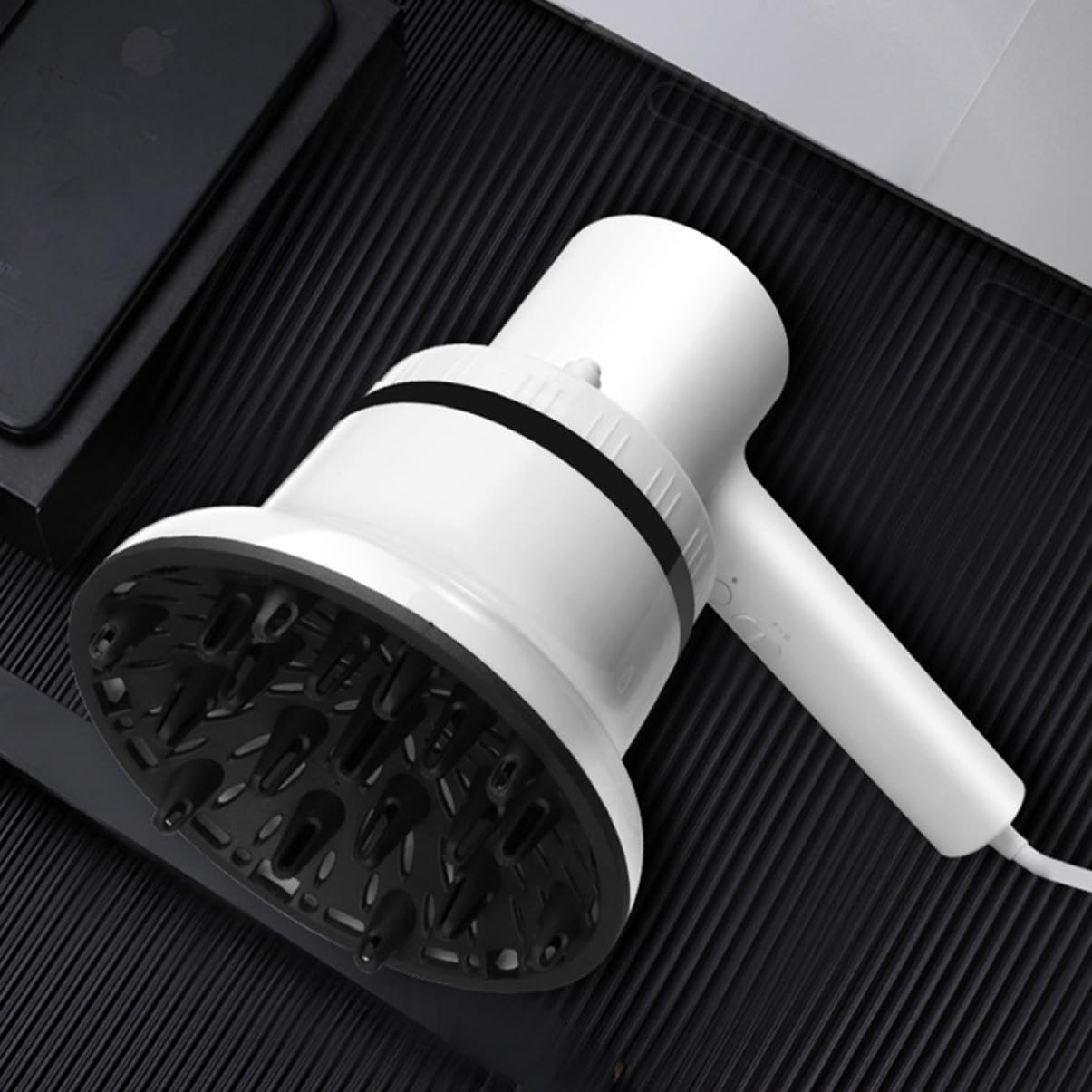Universal Hair Dryer Diffuser Attachment for Curly Hair - Styling Nozzle & Sock Accessory for All Hair Dryers | Perfect for Salon, Home & Travel Use
