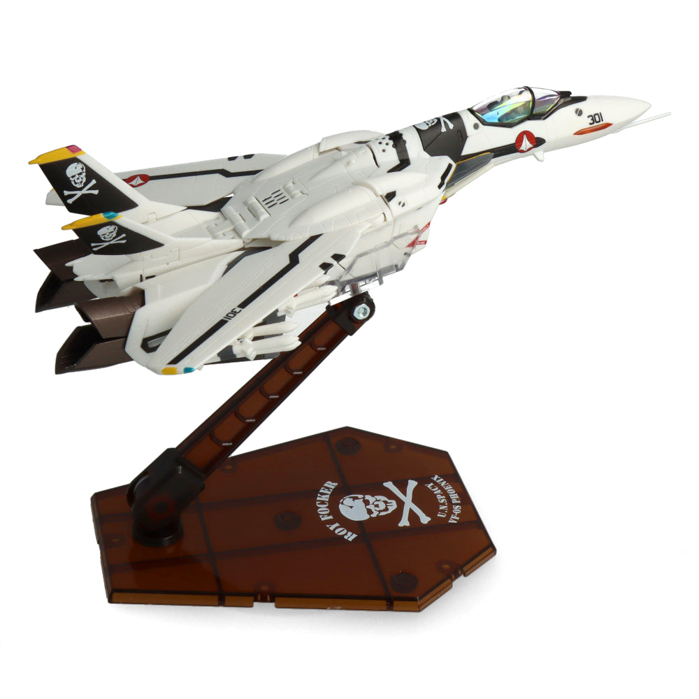 Macross Zero Hi-Metal R Chogokin VF-0S Phoenix Roy Focker Figure - Collectible Anime Model for Display & Gifts