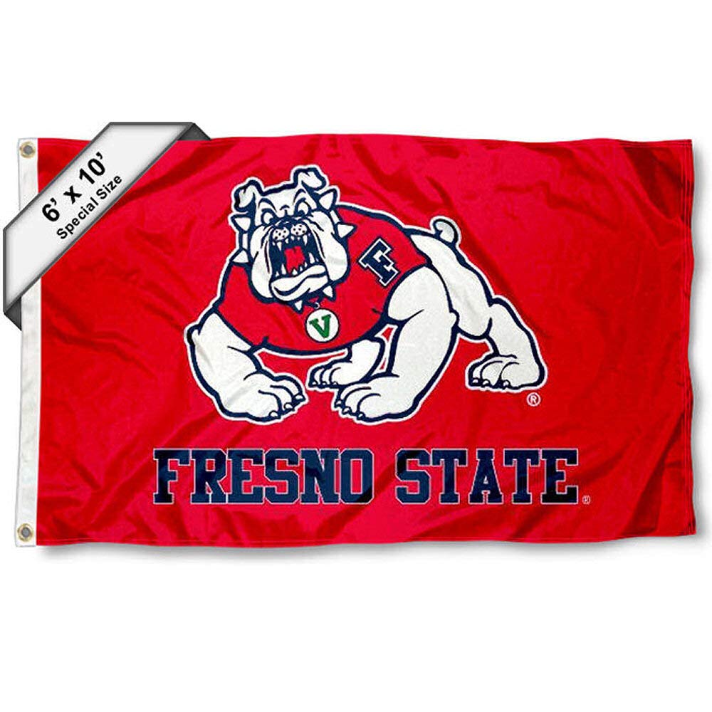 Fresno State Bulldogs 6x10 Feet College Flag - Premium Quality Team Banner for Tailgating, Dorm Decor & Game Day Spirit | College Flags & Banners Co.