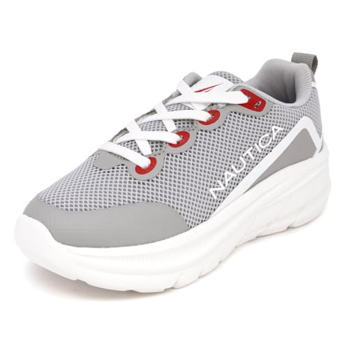 Grey White Red-mariln