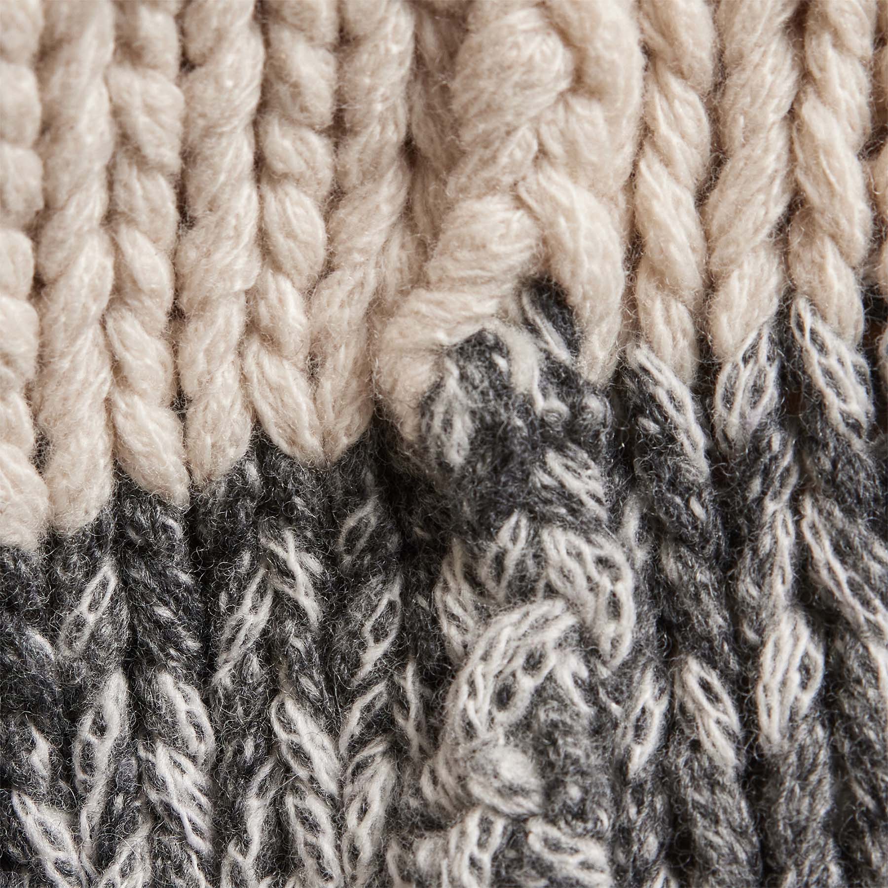Chunky Knit Cardigan for Women - Soft Ivory & Grey Marl Oversized Sweater | Cozy Winter Wear, Casual Outfits, Layering Essential