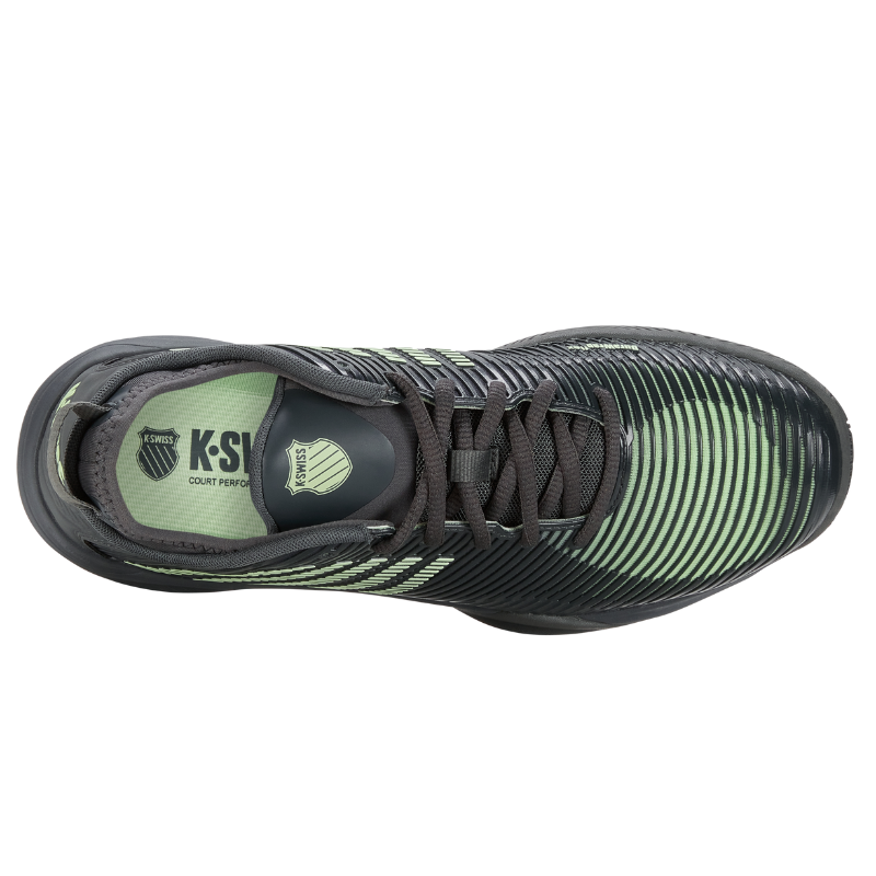 K Swiss Hypercourt Supreme AC Men's Tennis Shoes - Lightweight & Durable for Court Performance | Urban Chic Green | Perfect for Tennis, Training & Casual Wear