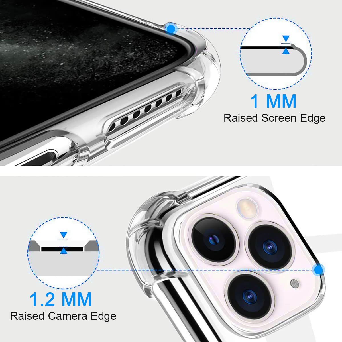 Custom iPhone X/Xs Ultra Thin Bumper Case - Anti-Scratch Reinforced Corners & Full Body Protection - Personalized Clear Phone Cover for Men & Women - Perfect Gift for Daily Use, Travel & Work Protection