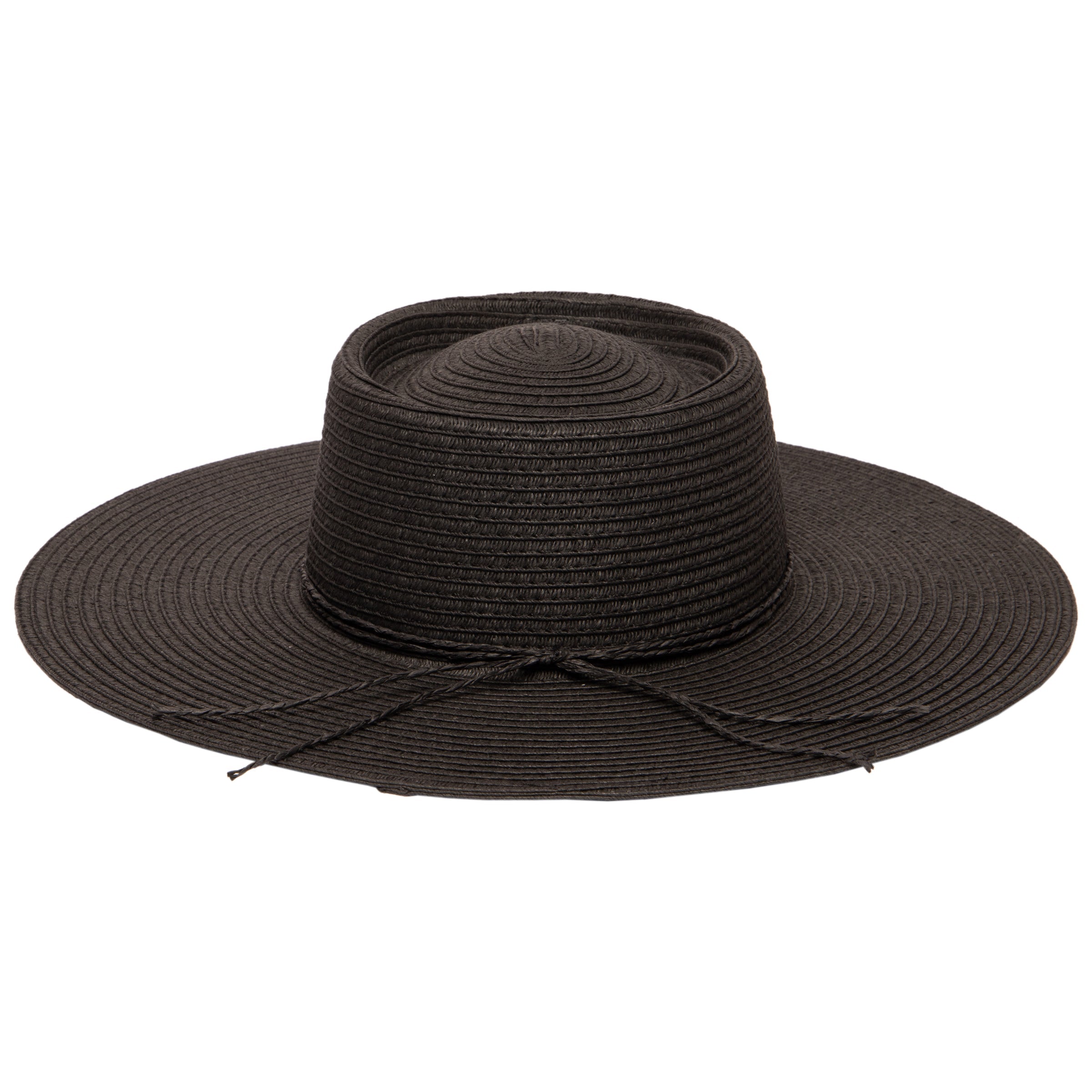 Stylish Women's Wide Brim Oval Crown Boater Hat - Summer Beach, Garden Party & Outdoor Fashion Accessory
