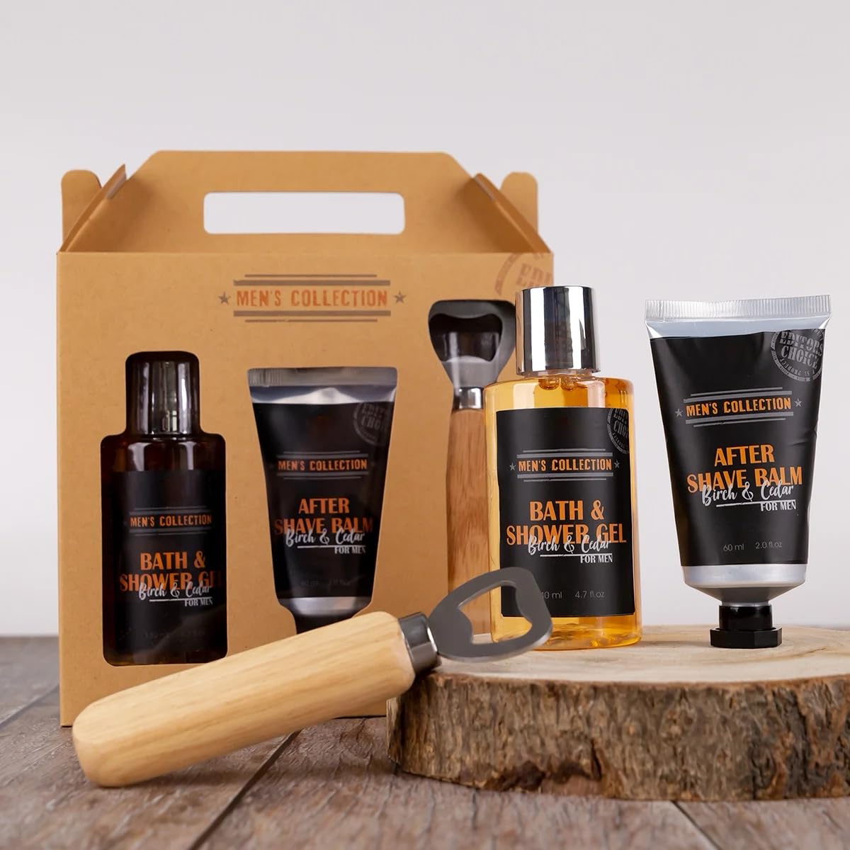 Luxury Men's Bath & Body Gift Set - Shower Gel, Body Wash & Cologne for Him - Perfect for Birthday, Anniversary & Valentine's Day Gifts