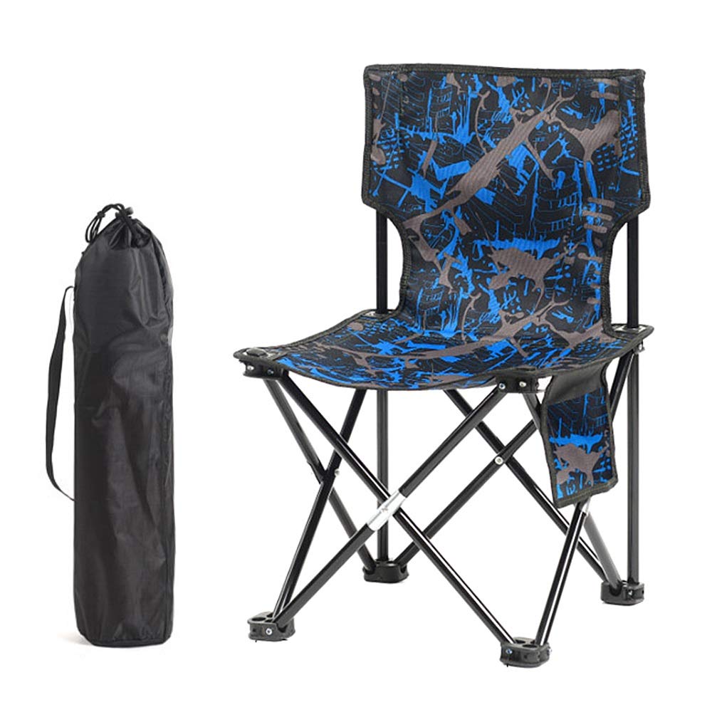 LICHUAN Portable Folding Camping Chair - Lightweight Outdoor Chair for Camping, Hiking, Fishing, Picnics & Travel - Compact Stool for Backpacking, Beach, Tailgating & Outdoor Adventures