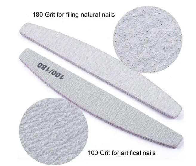2 Pcs Professional Nail Buffers & Files Kit - Manicure Pedicure Tools for Smooth & Shiny Nails, Nail Shaping & Polishing Blocks - Perfect for Home Nail Care, Salon Use & DIY Beauty Routines