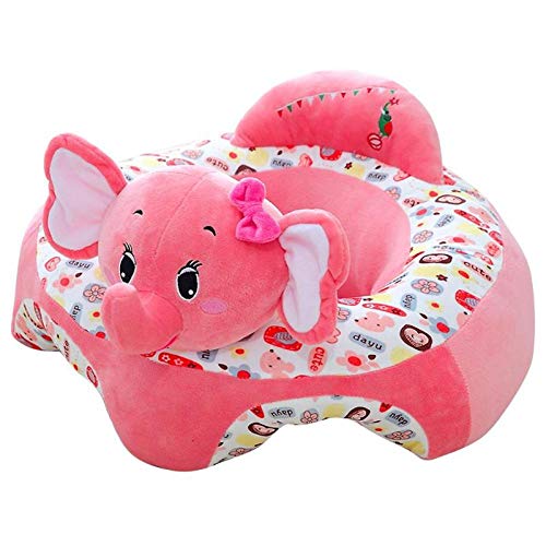 **Soft Plush Kids Sofa Backrest Chair - Foldable Baby Learning & Feeding Seat for Toddlers & Infants - Perfect for Playtime, Reading & Mealtime**