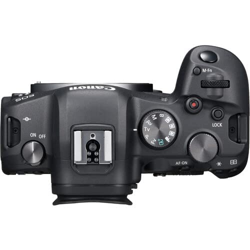 Canon EOS R6 Full Frame Mirrorless Camera Bundle with RF 24-105mm f/4-7.1 IS STM Lens, EOS R Mount Adapter, 64GB UHS-II SD Card, Extra Battery, Case & Tripod (Renewed) - Professional Photography, Vlogging & Travel Videography Kit