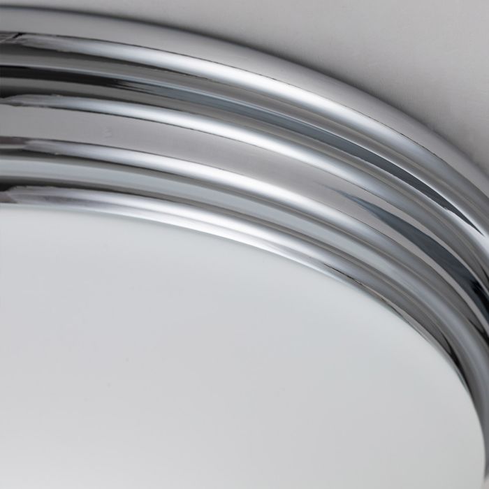 Brompton IP44 Waterproof Flush Mount Bathroom Light - Polished Chrome, Polished Brass, Brushed Brass - Perfect for Bathroom, Powder Room & Spa Lighting