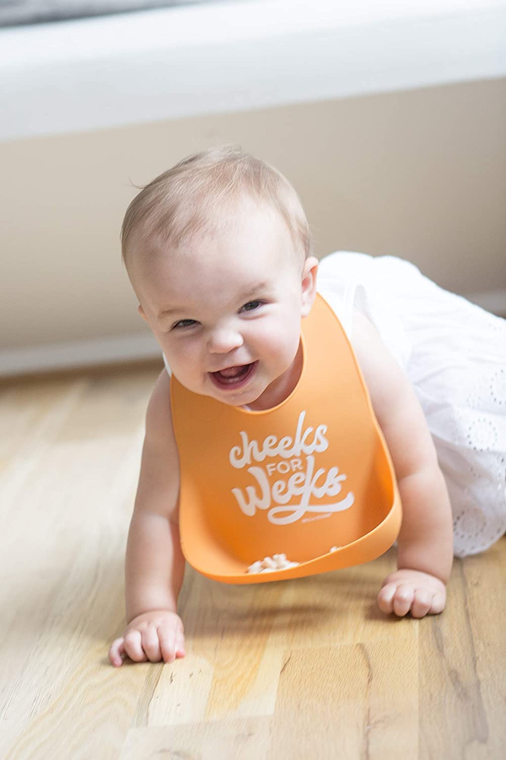 Bella Tunno Wonder Bib – Waterproof Silicone Baby Bib for Boys & Girls, BPA-Free & Non-Toxic Toddler Feeding Bib – Perfect for Mealtime, Travel, and Messy Play