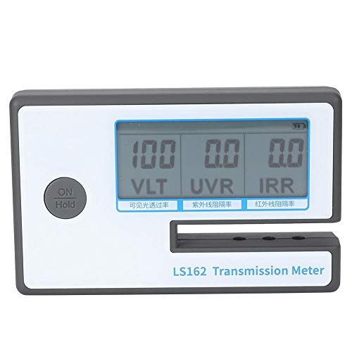 LS162 Transmission Tint Meter - Professional Window Film Tester for VLT, UV & IR Measurement | Accurate Sun Rejection Testing for Auto Side Windows (<8mm Thickness) | Perfect for Car Window Tinting, Home Glass Films & Solar Control Applications