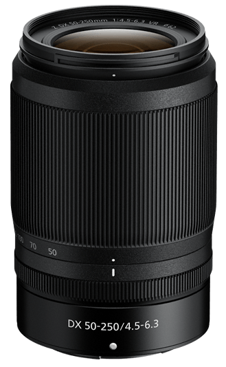 Nikon Z DX 50-250mm f/4.5-6.3 VR Telephoto Zoom Lens for Mirrorless Cameras - Perfect for Wildlife, Sports & Travel Photography