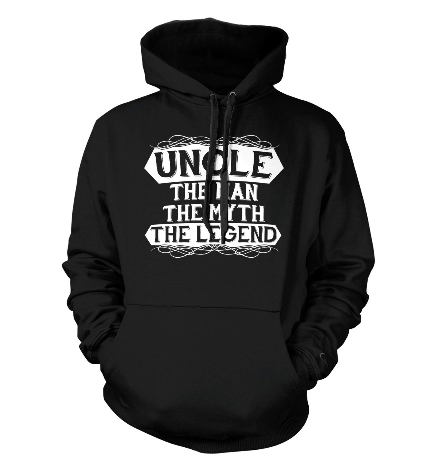 Uncle The Man The Myth The Legend - Brother Unisex Hoodie Sweatshirt | Comfortable Cotton Pullover for Men & Women | Perfect for Casual Wear, Gifts & Family Reunions