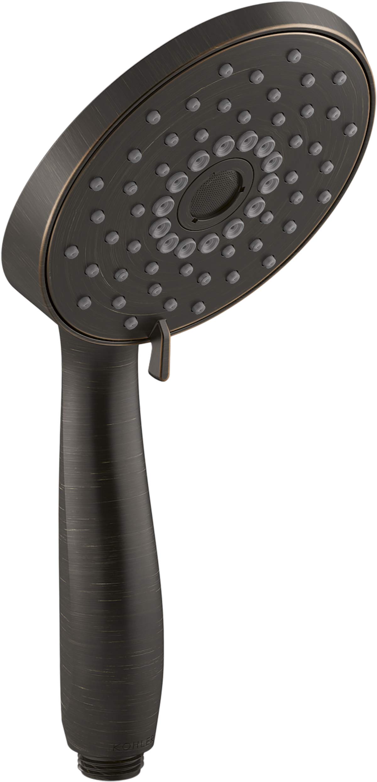KOHLER 22165-G-2BZ Forte Multifunction Handheld Shower Head with 3 Spray Settings, 1.75 GPM Flow Rate, Oil-Rubbed Bronze Finish - Perfect for Bathroom Renovation & Spa-Like Shower Experience