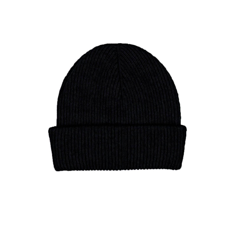 Possum Merino Fine Rib Beanie - Soft & Warm Winter Hat for Men & Women - Black - Perfect for Skiing, Hiking & Outdoor Activities