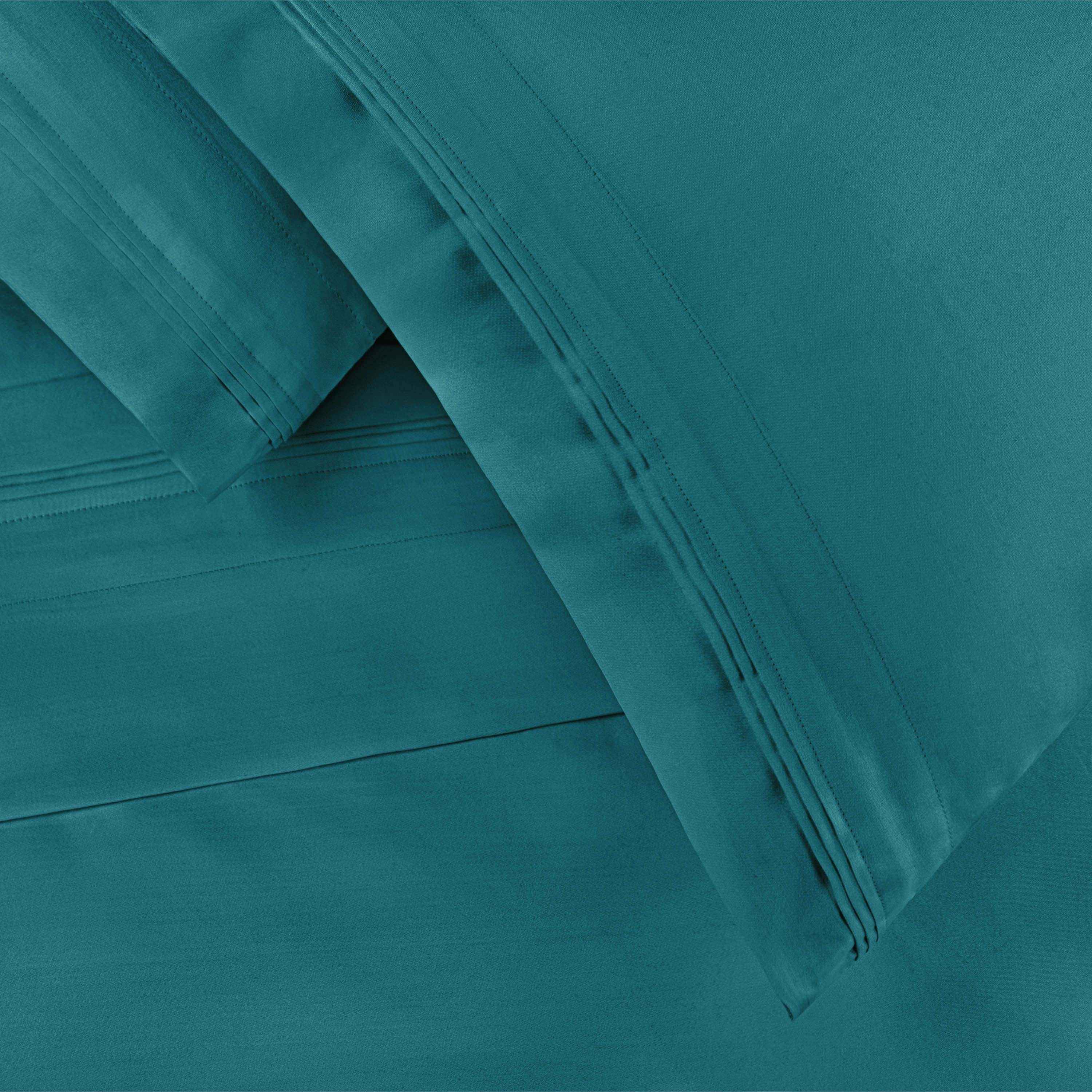 Premium 650 Thread Count Egyptian Cotton Sheet Set - Eco-Friendly, Breathable & Hypoallergenic - Perfect for Luxury Bedding & Hot Sleepers