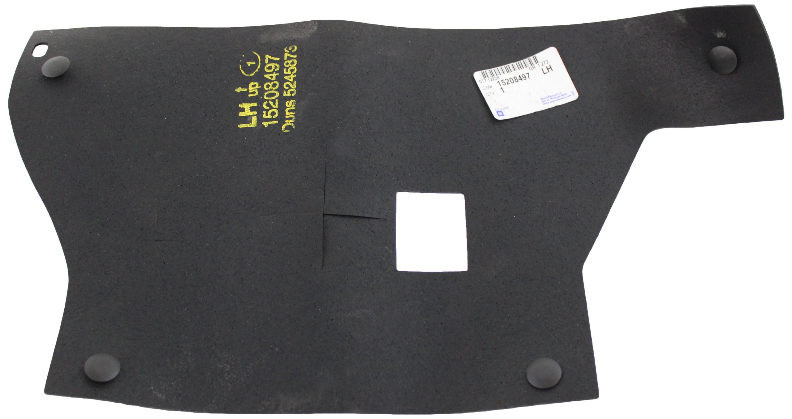 Genuine GM 15208497 Left Radiator Air Baffle - Replacement Part for Chevy, GMC & Cadillac Vehicles - Improves Engine Cooling & Performance